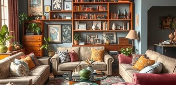 Styl eklektyczny w praktyce: jak łączyć style, kolory i faktury, by uniknąć chaosu w aranżacji