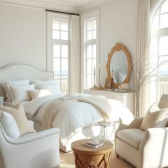 Styl Hampton w sypialni: jak połączyć elegancję i przytulny nadmorski klimat krok po kroku