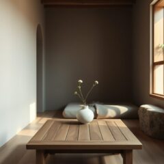 Styl wabi sabi we wnętrzu: jak tworzyć autentyczną przestrzeń z naturalną prostotą i niedoskonałością