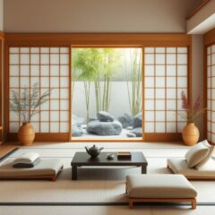 Styl japoński w salonie: jak stworzyć przestrzeń pełną harmonii i naturalnego spokoju