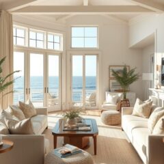 Styl Hampton we wnętrzach: elegancja nadmorskiego luksusu i naturalnej harmonii