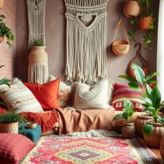 Styl boho w mieszkaniu: jak łączyć kolory, materiały i dodatki, by stworzyć przytulną przestrzeń pełną indywidualności