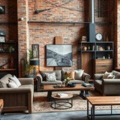 Meble w stylu industrialnym: jak wybrać trwałe i funkcjonalne wyposażenie do surowych wnętrz