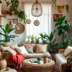 Styl boho: jak wybrać dodatki, które tworzą przytulną i harmonijną aranżację wnętrza
