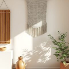 Styl japandi: jak wybrać dekoracje na ścianę łączące naturalność z funkcjonalnym minimalizmem