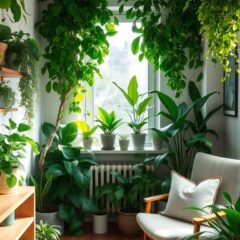 Urban jungle w małym mieszkaniu: jak stworzyć zieloną oazę bez zagracenia i z łatwą pielęgnacją