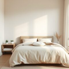 Minimalistyczne dekoracje do sypialni: jak stworzyć harmonijną przestrzeń bez nadmiaru i stresu