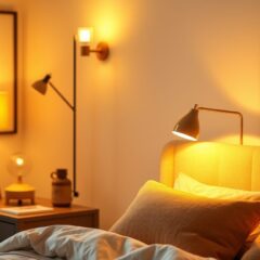 Sypialnia z oświetleniem nastrojowym: jak stworzyć przytulny klimat i wybrać najlepsze źródła światła