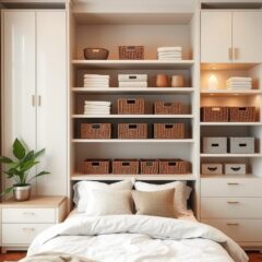 Przechowywanie w sypialni: jak zorganizować przestrzeń, by zachować porządek i wygodę użytkowania