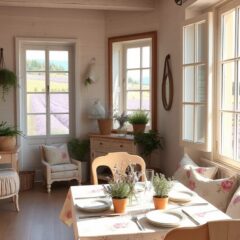 Styl prowansalski we wnętrzach: naturalna elegancja i przytulność południowej Francji w praktyce