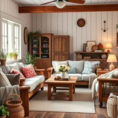 Styl farmhouse w praktyce: kluczowe cechy, zasady aranżacji i typowe pułapki do uniknięcia
