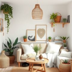 Styl boho w małym mieszkaniu: jak połączyć swobodę z funkcjonalnością i naturalnym klimatem