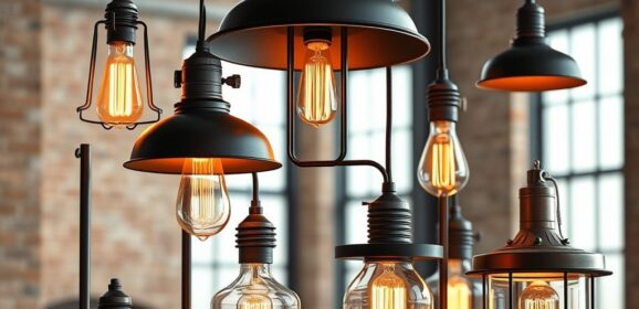 Styl industrialny w oświetleniu: jak wybrać lampy łączące surowość z funkcjonalnością
