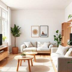 Styl skandynawski w małym mieszkaniu: funkcjonalne triki na przestrzeń pełną światła i przytulności