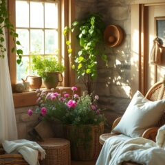 Cottagecore w praktyce: cechy, zasady i inspiracje dla naturalnej sielanki we wnętrzach i modzie