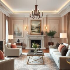 Styl modern classic we wnętrzach: jak łączyć klasyczną elegancję z nowoczesną funkcjonalnością dla harmonii i komfortu