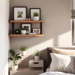 Mała sypialnia bez tradycyjnej szafki nocnej — praktyczne i stylowe alternatywy oszczędzające przestrzeń