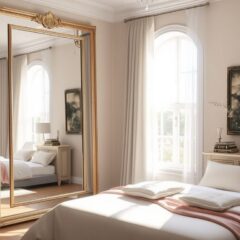 Lustro w sypialni: gdzie je powiesić, by zyskać przestrzeń, światło i harmonię wnętrza