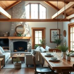 Styl farmhouse we wnętrzach: jak połączyć rustykalny urok z nowoczesną funkcjonalnością