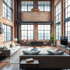 Styl loftowy: jak dobrać kolory i materiały podkreślające surową estetykę i funkcjonalność wnętrza