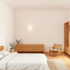 Styl Japandi w sypialni: jak połączyć naturalność, minimalizm i funkcjonalność krok po kroku